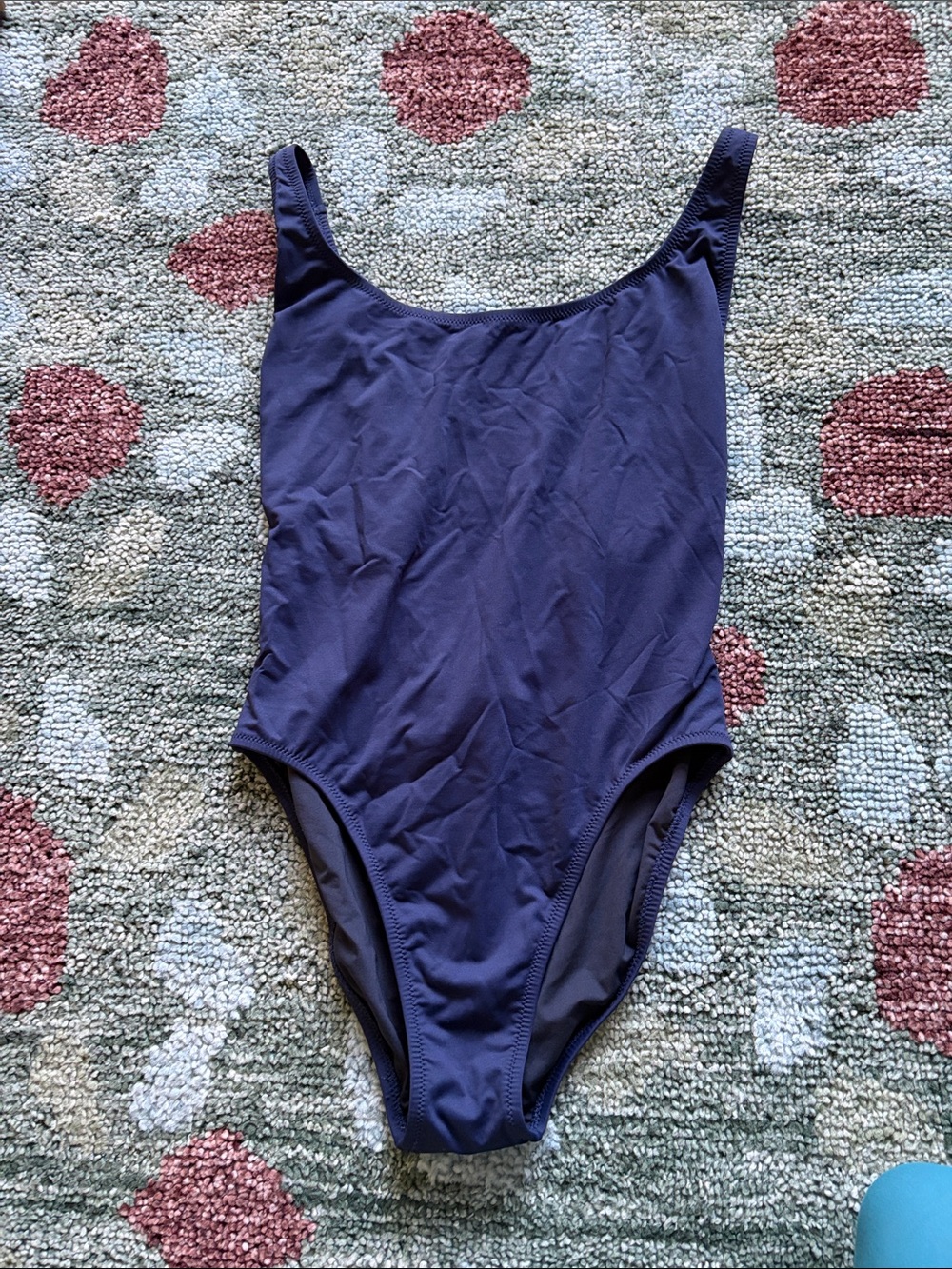J. Crew Claudia Navy One-Piece Swimsuit